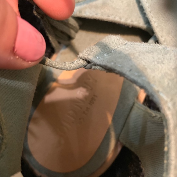 Suede blue sandals - Picture 4 of 4